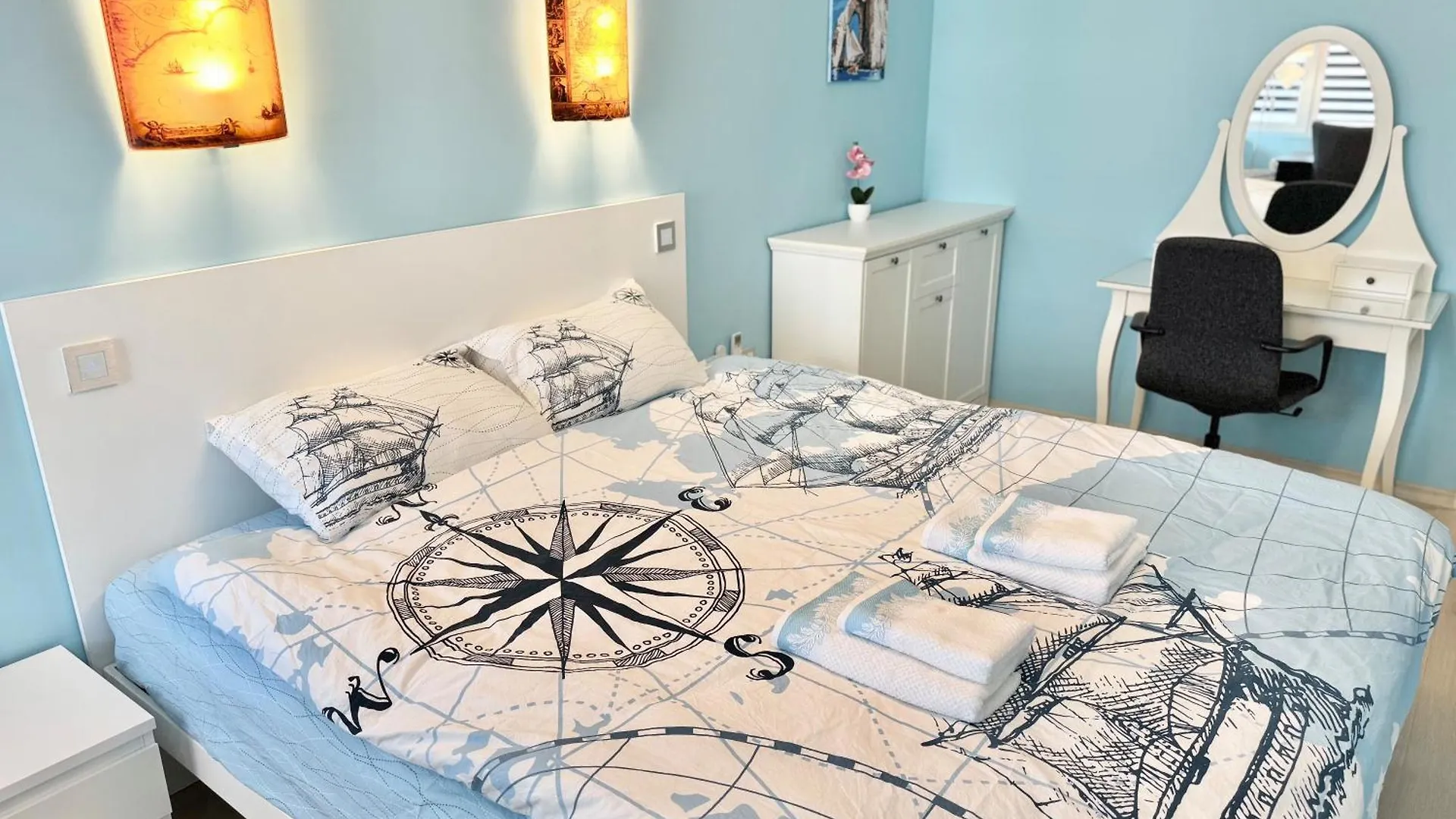 Apartment Seasky Smarthome Penthouse For 6 Guests With Private Parking 5 Minutes Аway From Central Beach Burgas And City Centre Bulgaria